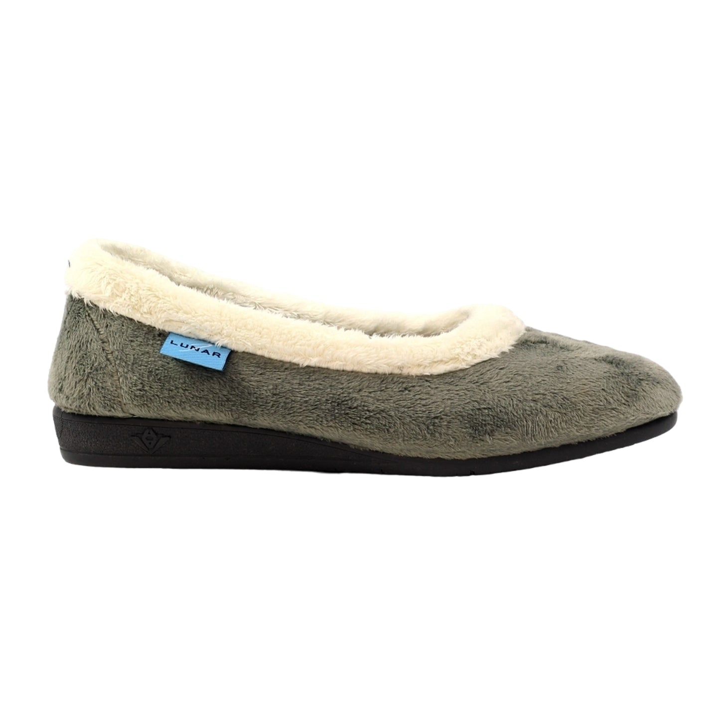 Grey - Side - Lunar Womens-Ladies Mabel II Pumps