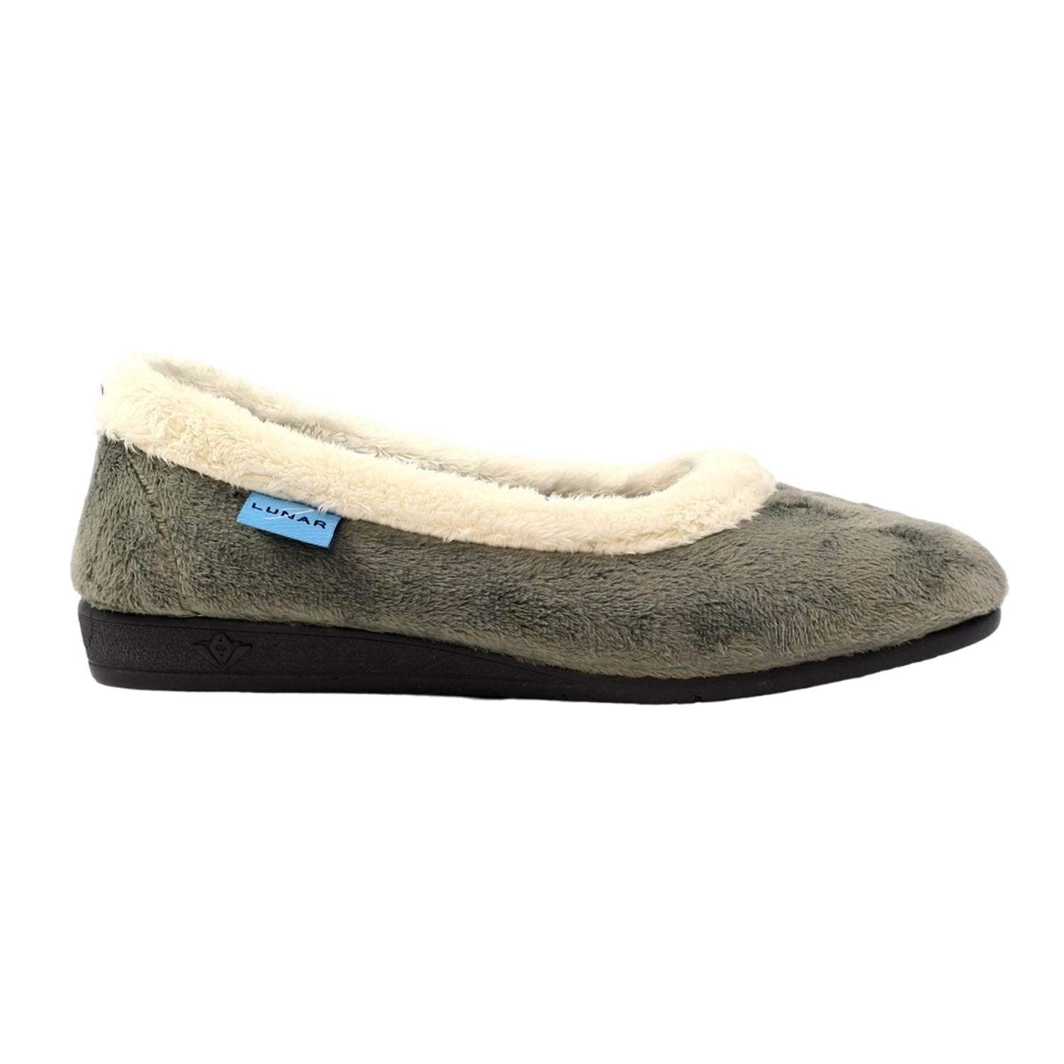 Grey - Side - Lunar Womens-Ladies Mabel II Pumps