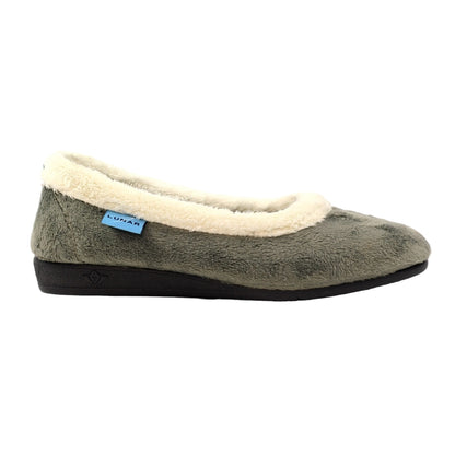 Grey - Side - Lunar Womens-Ladies Mabel II Pumps