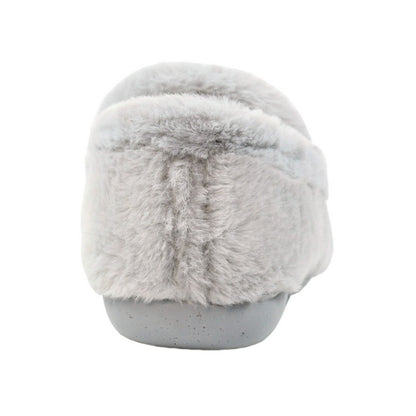 Grey - Back - Lunar Womens-Ladies Frito Slippers