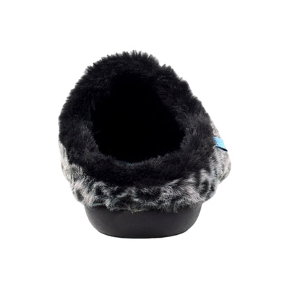 Black - Back - Lunar Womens-Ladies Kano Mule Slippers