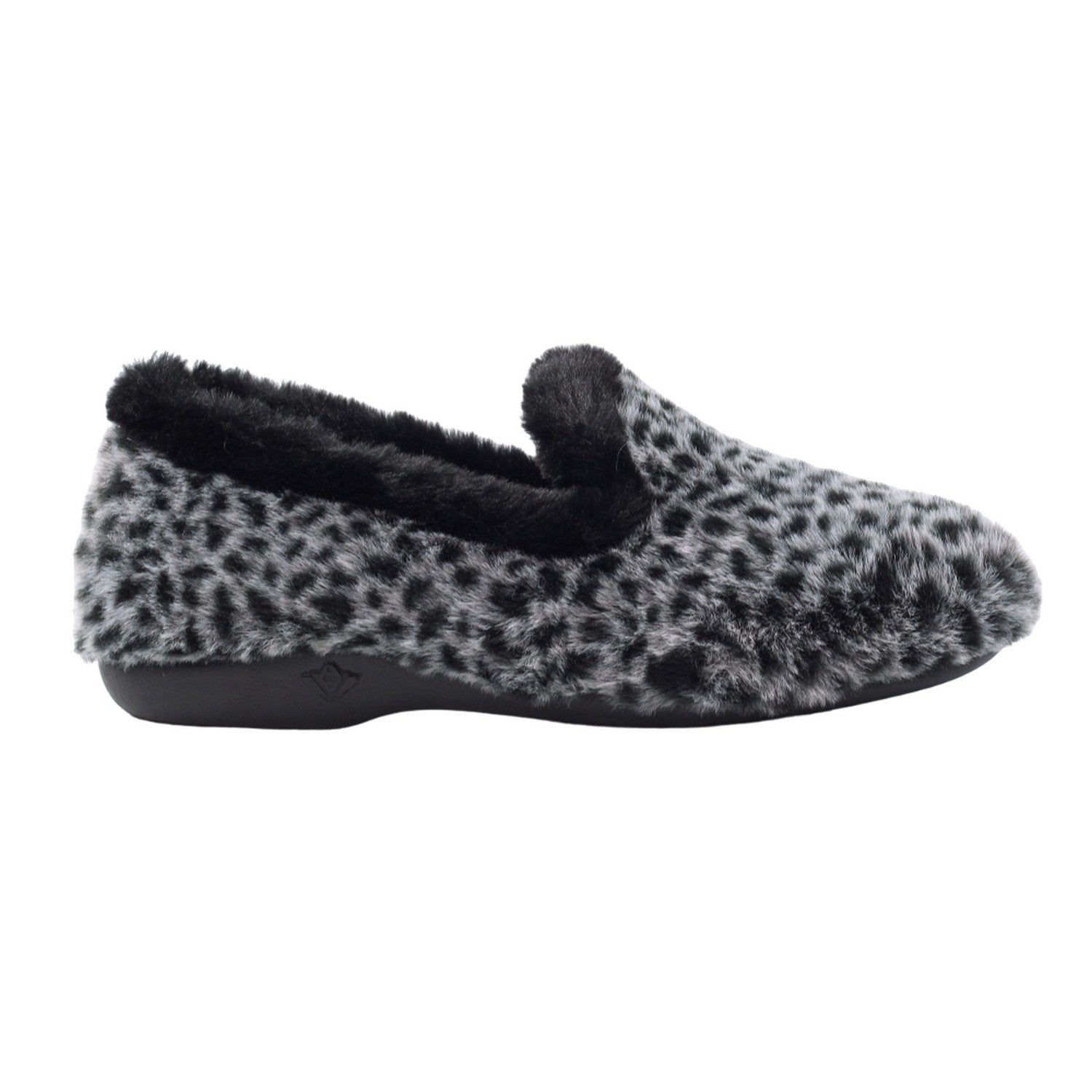 Black - Side - Lunar Womens-Ladies Tripoli Slippers