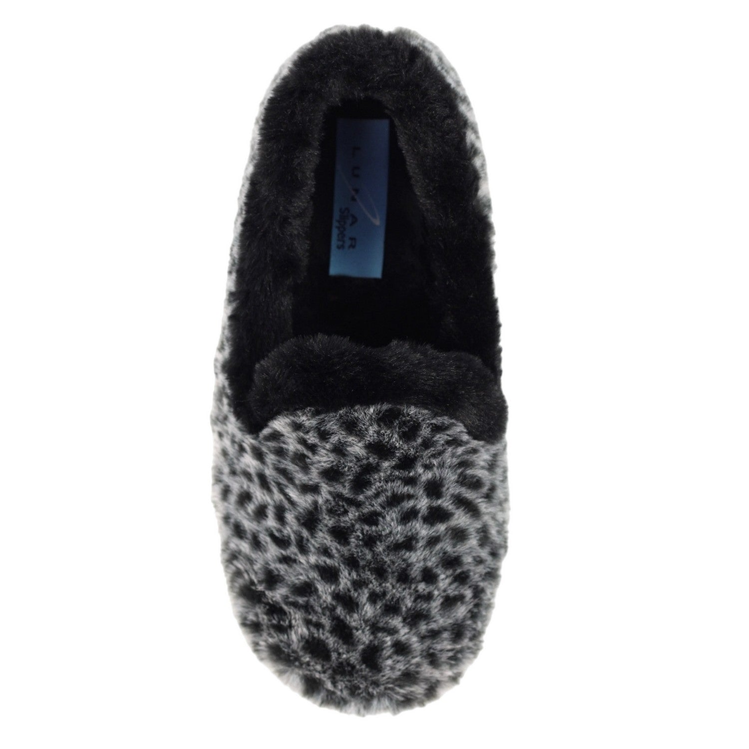 Black - Close up - Lunar Womens-Ladies Tripoli Slippers