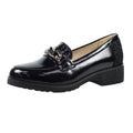 Pewter - Side - Lunar Womens-Ladies Zora Animal Print Shoes