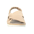 Natural - Close up - Lunar Womens-Ladies Sardinia Leather Sandals