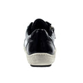 Black - Back - Lunar Womens-Ladies Napier Patent Faux Leather Shoes