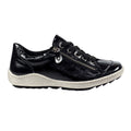 Black - Lifestyle - Lunar Womens-Ladies Napier Patent Faux Leather Shoes