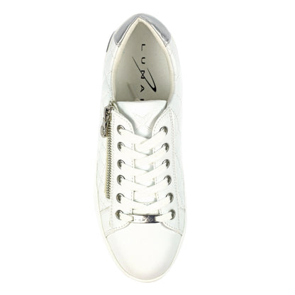 White - Pack Shot - Lunar Womens-Ladies Xenon Trainers