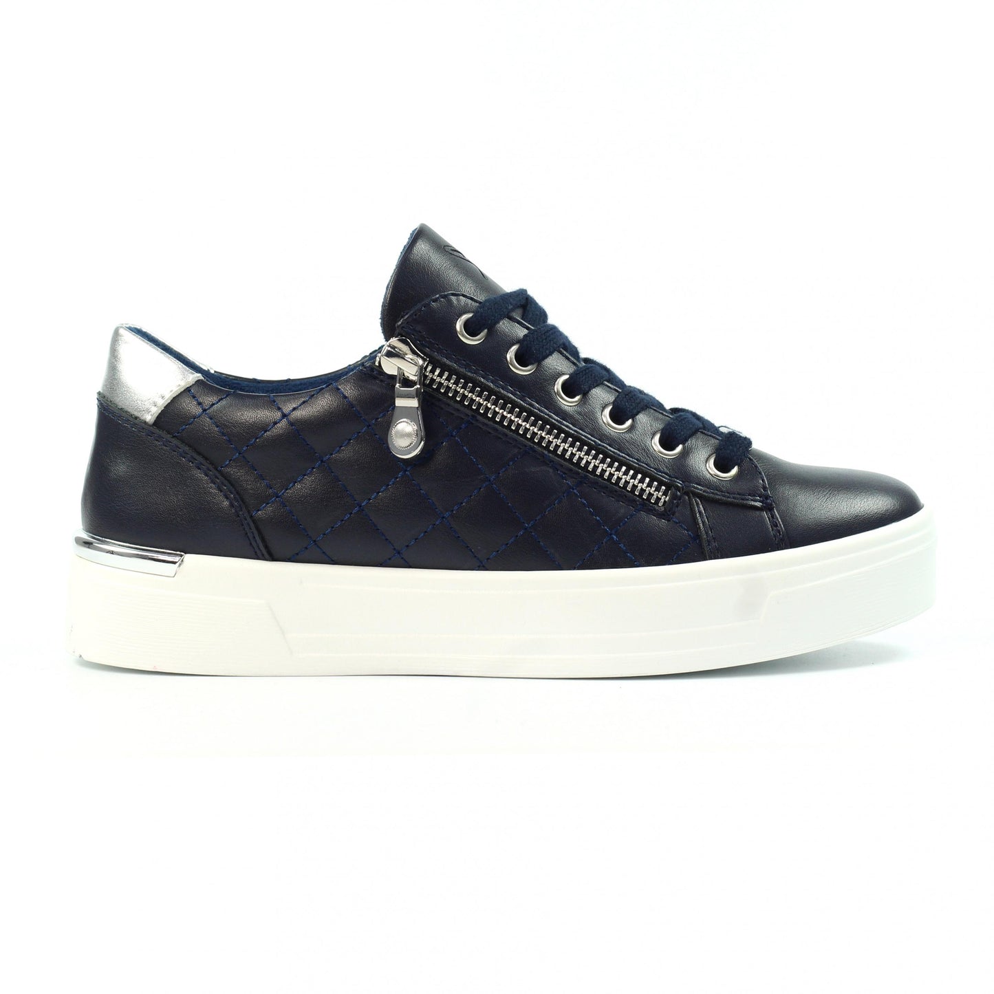 Blue - Back - Lunar Womens-Ladies Xenon Trainers