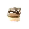 Gold - Back - Lunar Womens-Ladies Roma Sandals