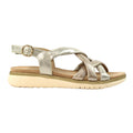 Gold - Lifestyle - Lunar Womens-Ladies Roma Sandals