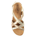 Gold - Pack Shot - Lunar Womens-Ladies Roma Sandals