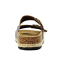Brown - Back - Lunar Womens-Ladies Belinda Sandals