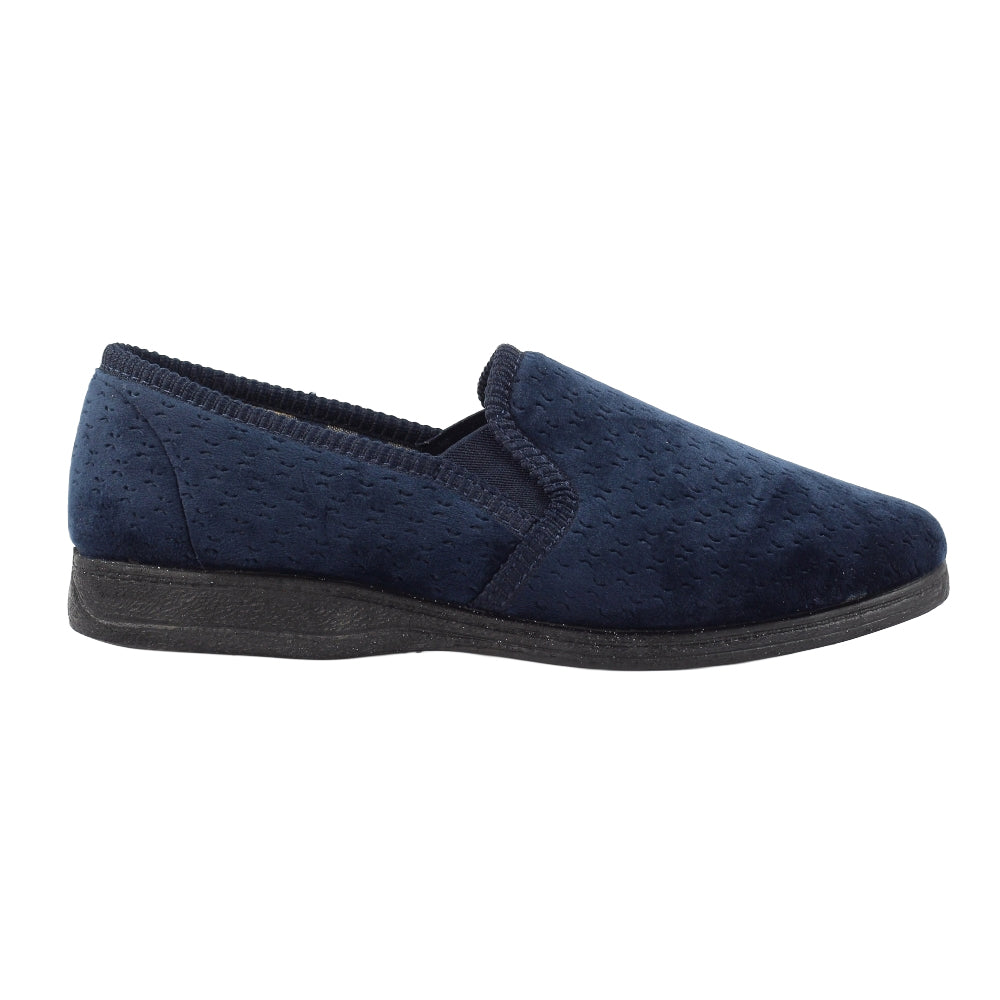 Navy - Lifestyle - Lazy Dogz Mens Tamar II Slippers