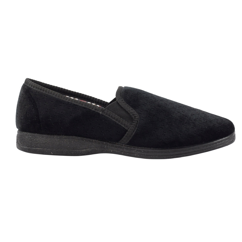 Black - Lifestyle - Lazy Dogz Mens Tamar II Slippers