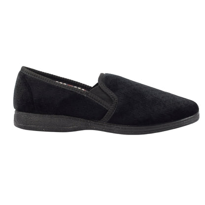 Black - Lifestyle - Lazy Dogz Mens Tamar II Slippers