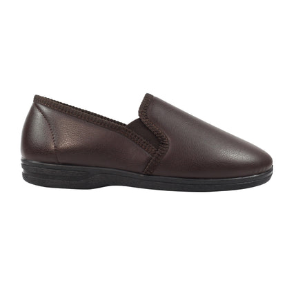 Brown - Lifestyle - Lazy Dogz Mens Trent II Slippers