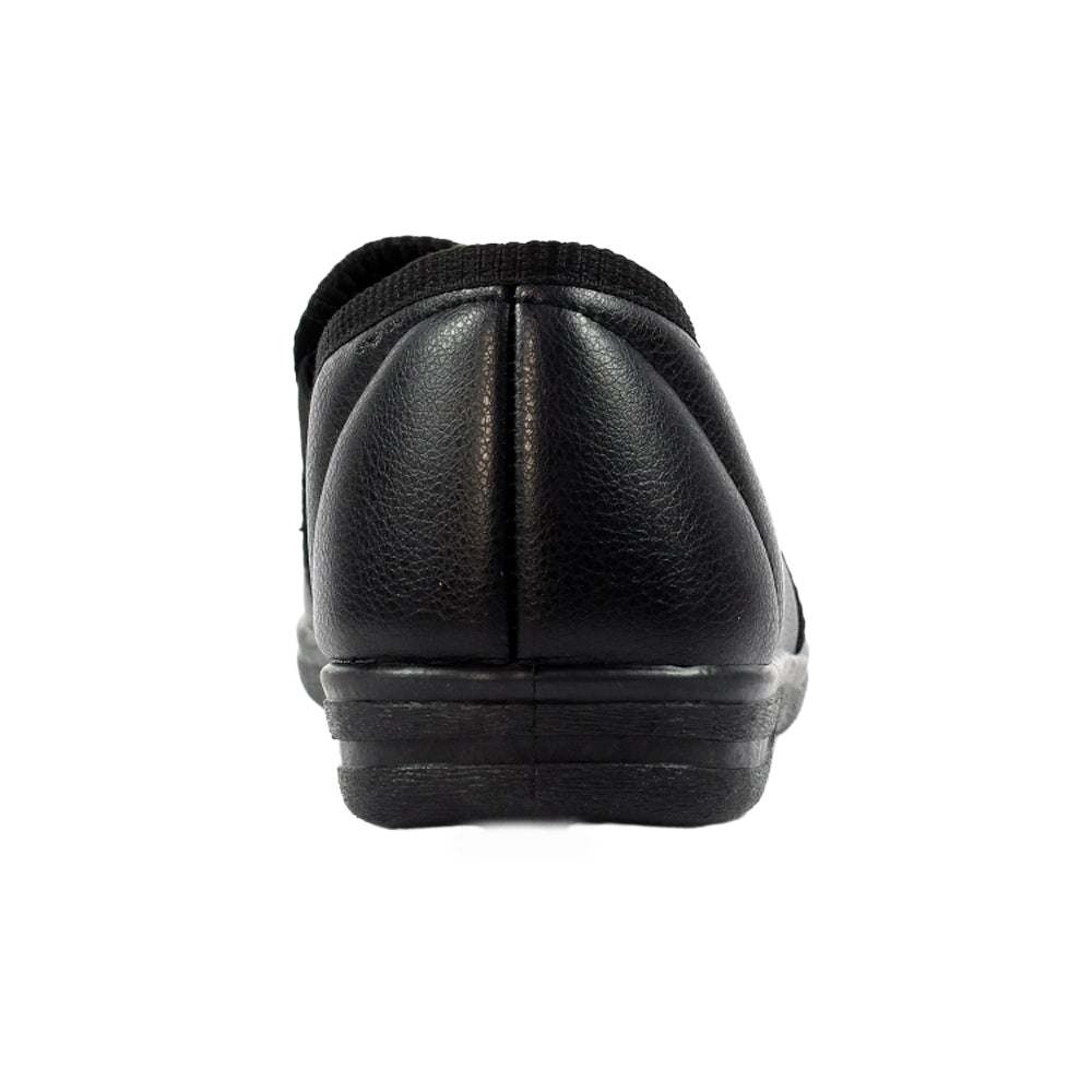 Black - Back - Lazy Dogz Mens Trent II Slippers