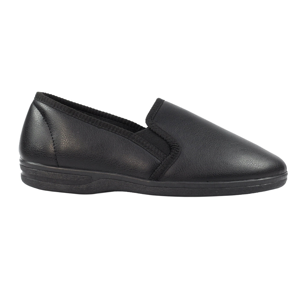 Black - Lifestyle - Lazy Dogz Mens Trent II Slippers