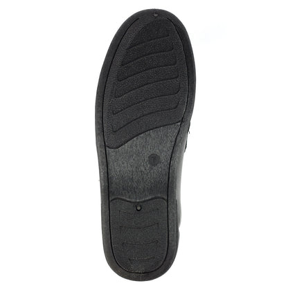 Black - Close up - Lazy Dogz Mens Trent II Slippers