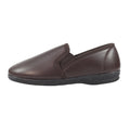 Brown - Side - Lazy Dogz Mens Trent II Slippers