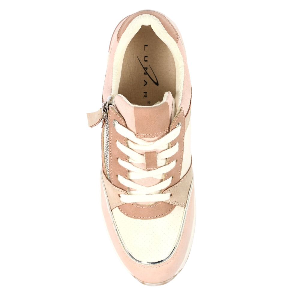 Pink - Pack Shot - Lunar Womens-Ladies Birkdale Trainers