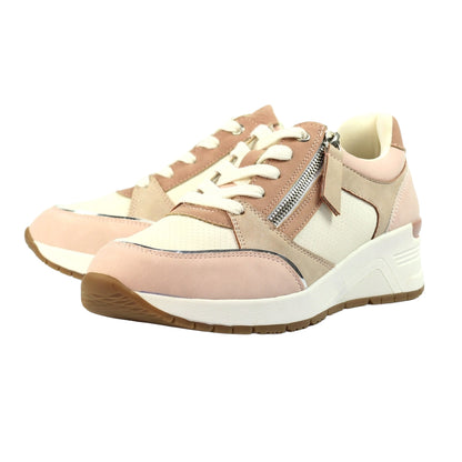 Pink - Close up - Lunar Womens-Ladies Birkdale Trainers