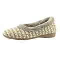 Beige - Side - Lunar Womens-Ladies Cambria Slippers