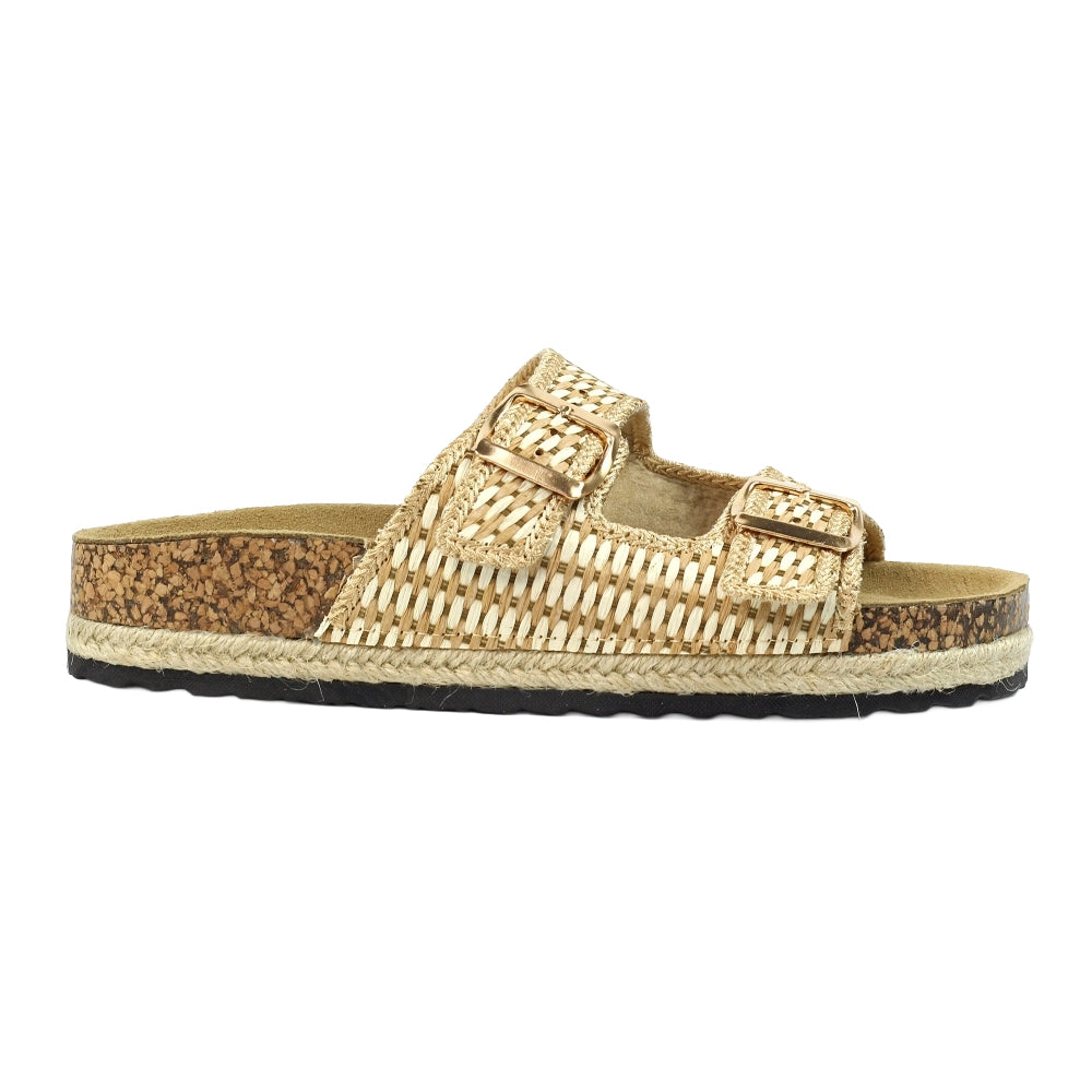 Natural - Lifestyle - Lunar Womens-Ladies Bijou Sandals