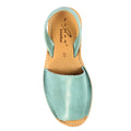 Blue - Side - Lunar Womens-Ladies Amara Leather Sandals