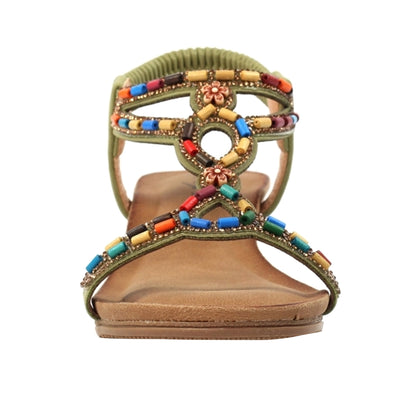 Green - Lifestyle - Lunar Womens-Ladies Epsom Sandals
