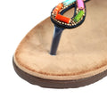 Blue - Side - Lunar Womens-Ladies Rachel Sandals