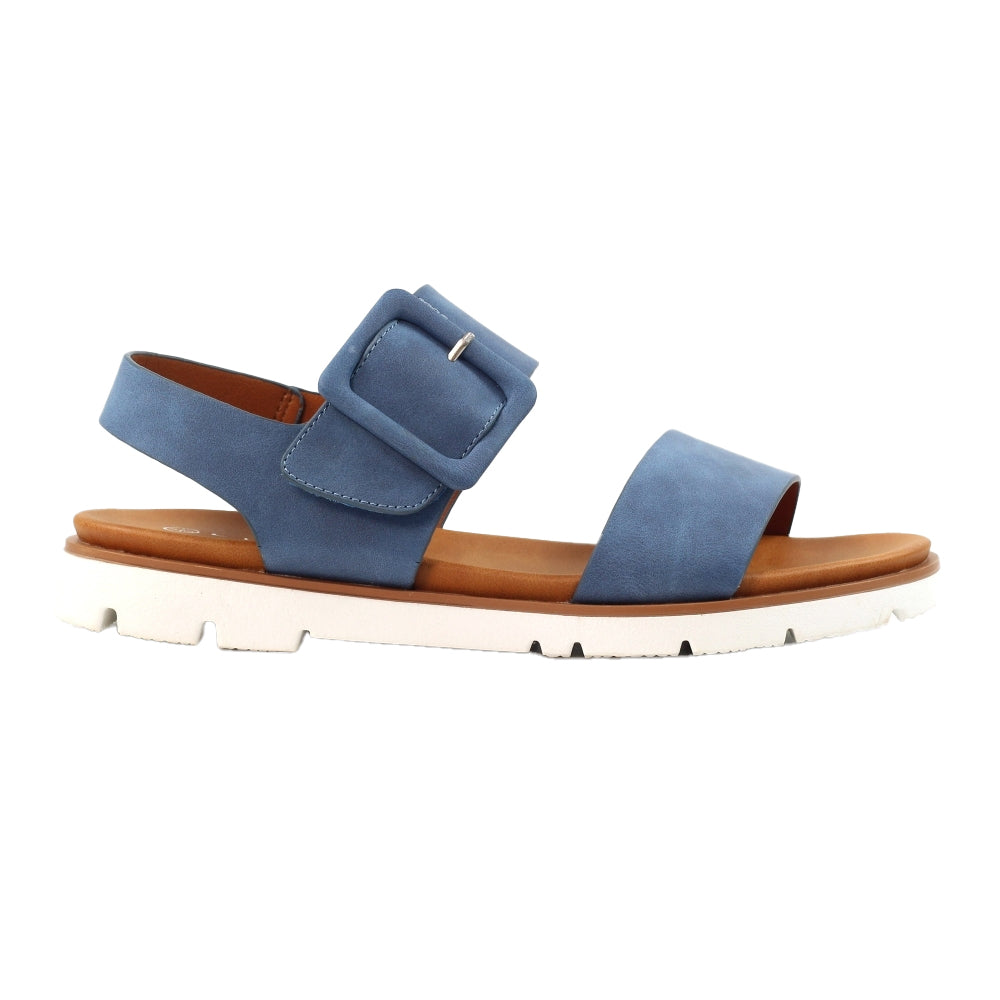 Blue - Back - Lunar Womens-Ladies Cher Sandals