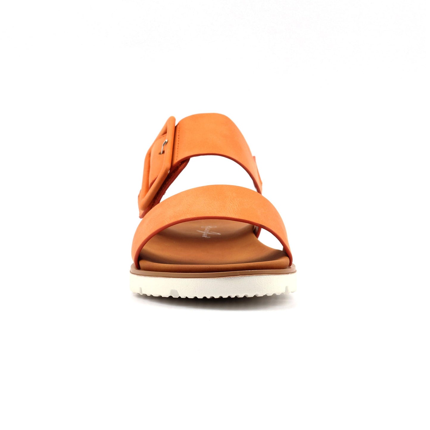 Orange - Side - Lunar Womens-Ladies Cher Sandals