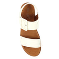 White - Back - Lunar Womens-Ladies Cher Sandals