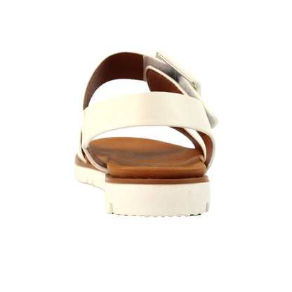 White - Side - Lunar Womens-Ladies Cher Sandals