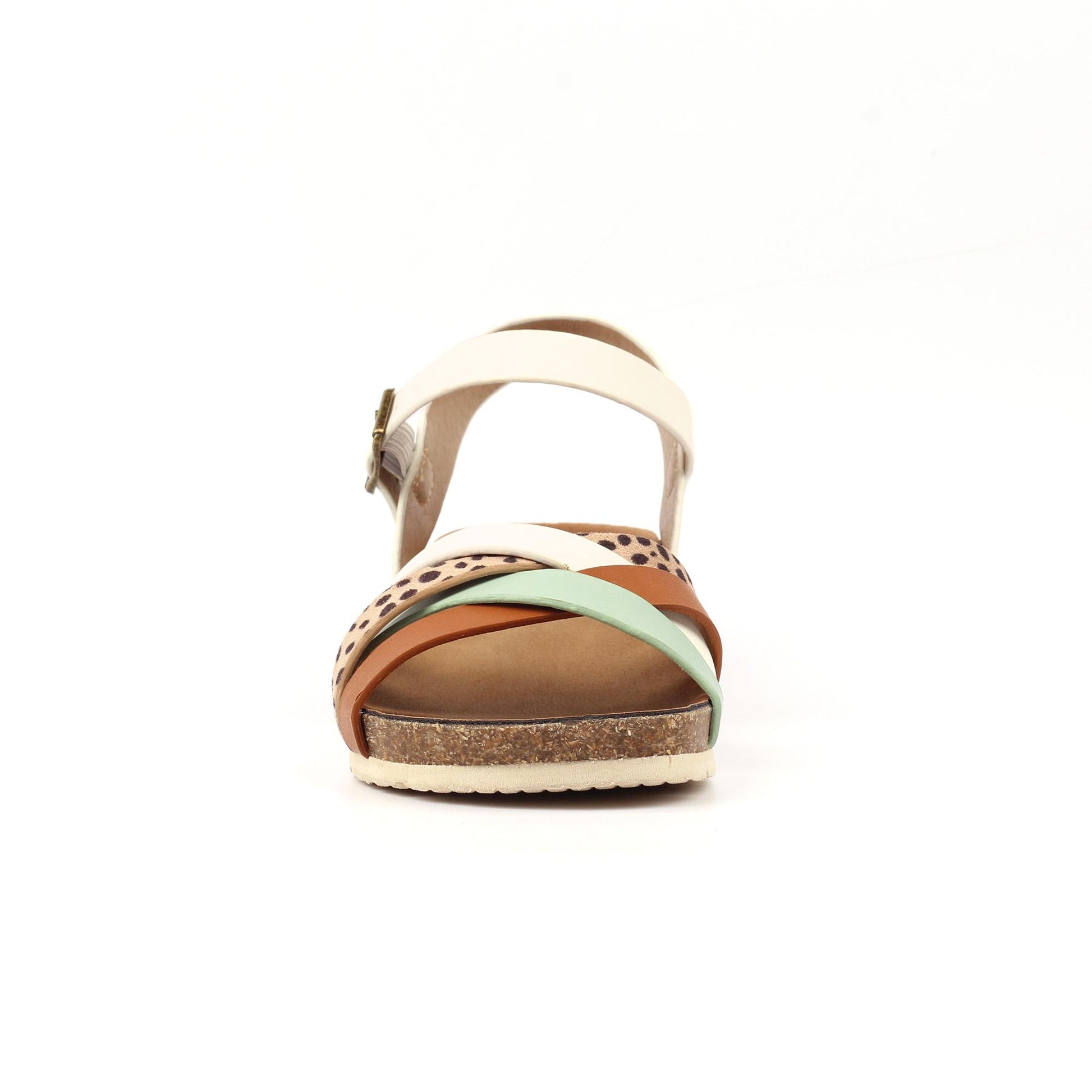 White - Back - Lunar Womens-Ladies Selina Sandals