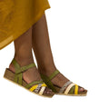 Green - Front - Lunar Womens-Ladies Selina Sandals