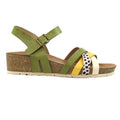Green - Back - Lunar Womens-Ladies Selina Sandals