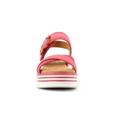 Pink - Side - Lunar Womens-Ladies Elise Sandals