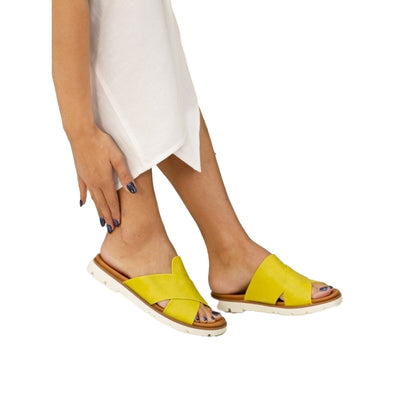 Green - Front - Lunar Womens-Ladies Chloe Sandals
