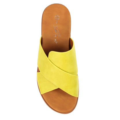 Green - Back - Lunar Womens-Ladies Chloe Sandals