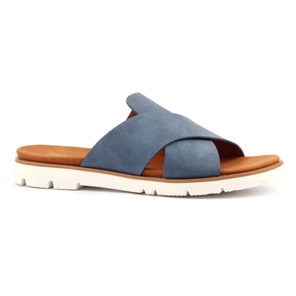 Blue - Front - Lunar Womens-Ladies Chloe Sandals