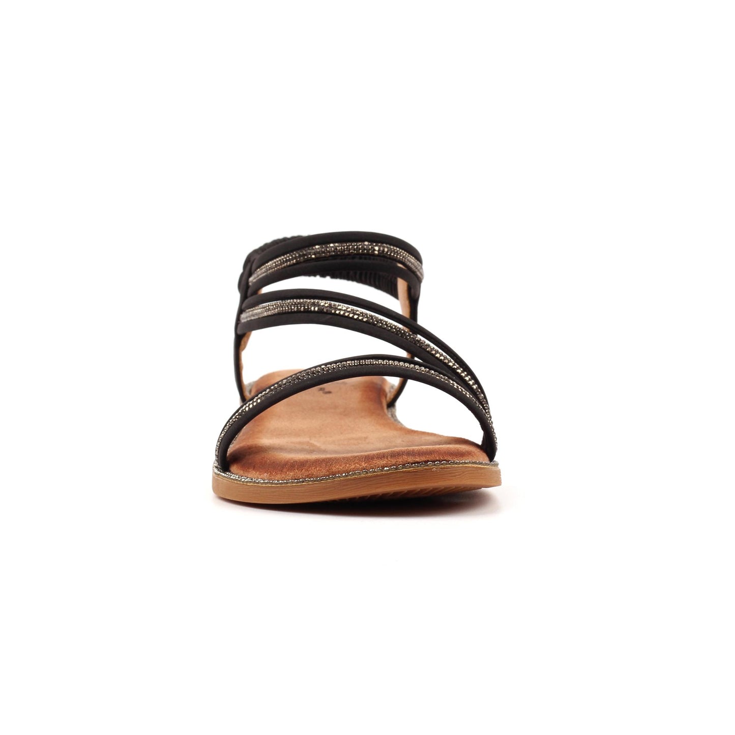 Black - Back - Lunar Womens-Ladies Aruba Sandals