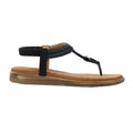 Black - Back - Lunar Womens-Ladies Poppy Sandals