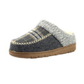 Grey - Side - Lunar Womens-Ladies Emblaze Slippers