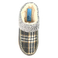 Grey - Pack Shot - Lunar Womens-Ladies Emblaze Slippers