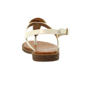 White - Back - Lunar Womens-Ladies Pascal Sandals