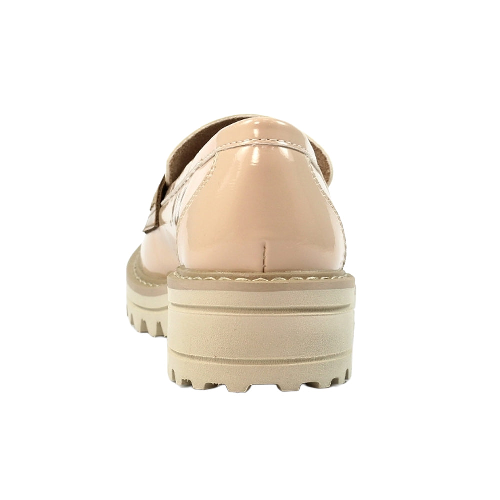 Nude - Back - Lunar Womens-Ladies Esme Loafers