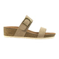 Natural - Lifestyle - Lunar Womens-Ladies Ripple Wedge Sandals